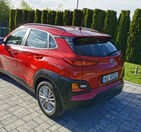 Hyundai Kona cena 75900 przebieg: 81000, rok produkcji 2019 z Legionowo małe 121